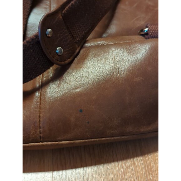 The Sak Ventura Brown Leather Backpack Convertible Cross Body Bag - Picture 4 of 11